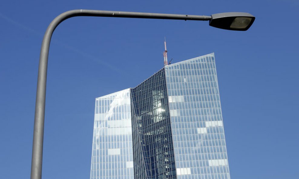 Sjedište ECB-a u Frankfurtu - ilustracija