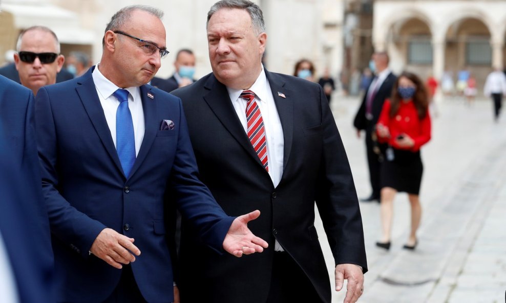 Gordan Grlić Radman i Mike Pompeo