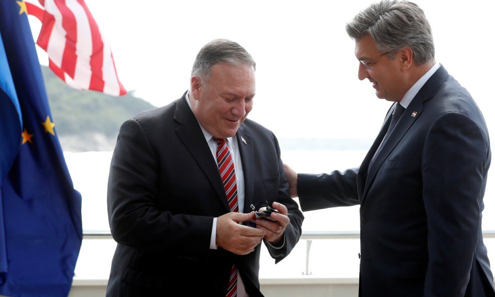 Mike Pompeo i Andrej Plenković