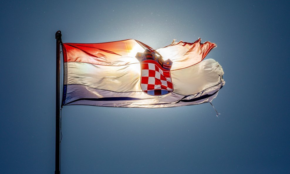 Hrvatska zastava - ilustracija