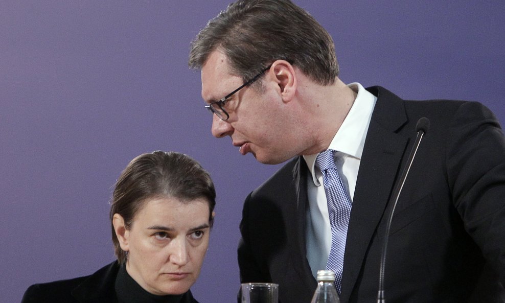 Ana Brnabić i Aleksandar Vučić