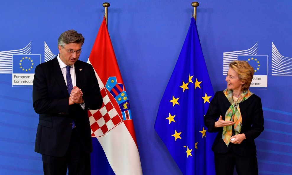 Andrej Plenković i Ursula von der Leyen