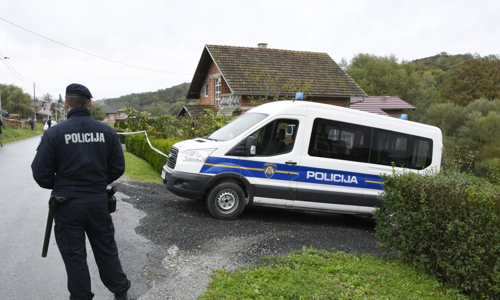 Kletište, pretres kuće Danijela Bezuka