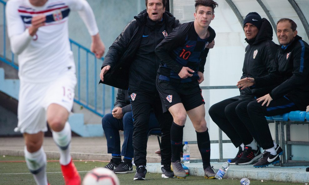 Ardian Kozniku na klupi mlade U19 selekcije Hrvatske