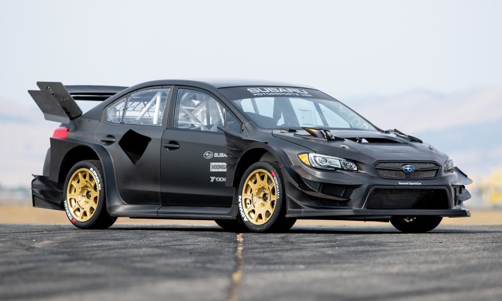 Subaru WRX STI za Gymkhanu 11, a Subaru je dobio zadatak isporučiti vozilo koje može učiniti stvari koje nisu bile tražene niti od jednog automobila Gymkhane dosad