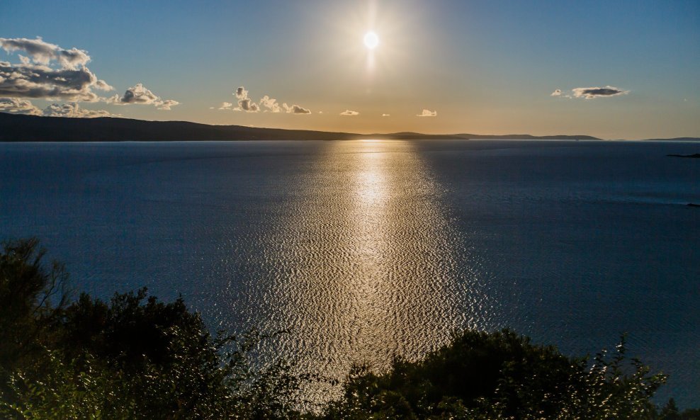 Subotnji zalazak sunca kod Omiša