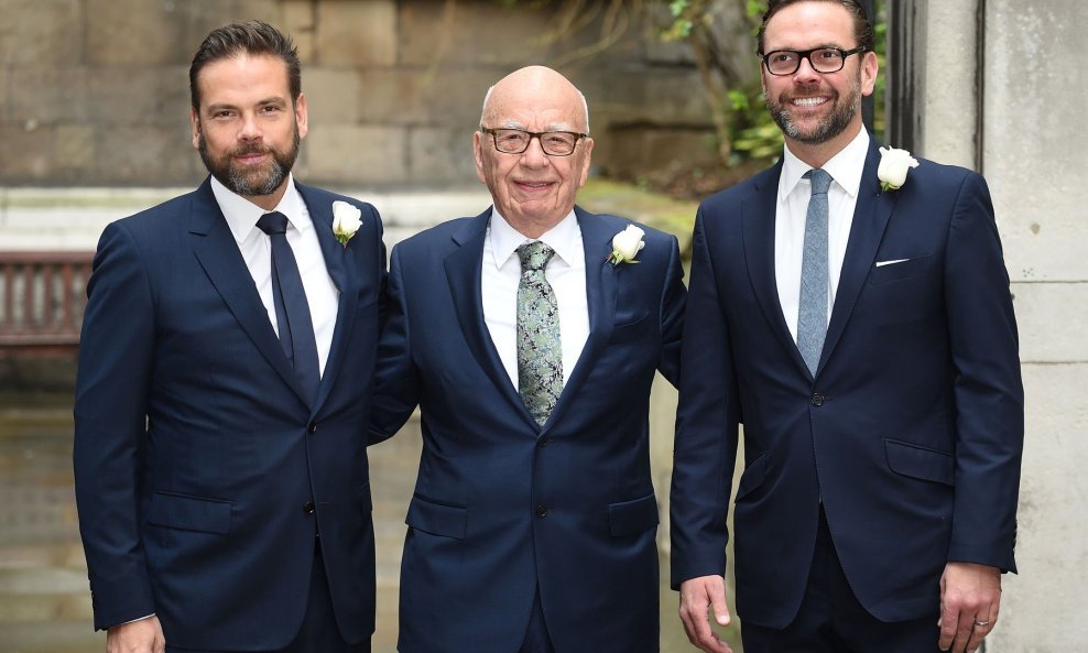 Lachlan, Rupert i James Murdoch