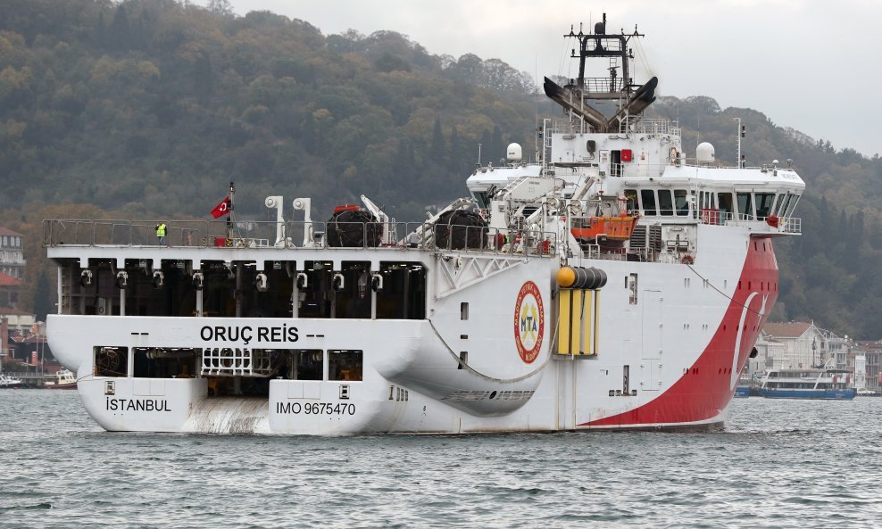 Turska  je prošli tjedan ponovno poslala svoj istraživački brod Oruc Reis u vode kod grčkog otoka Kastelloriza