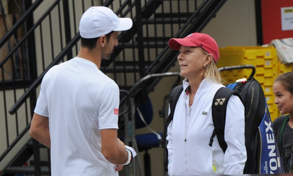 Novak Đoković & Martina Navratilova