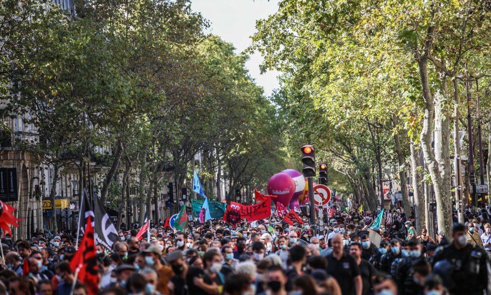 Radnički prosvjedi u Parizu, ilustrativna fotografija
