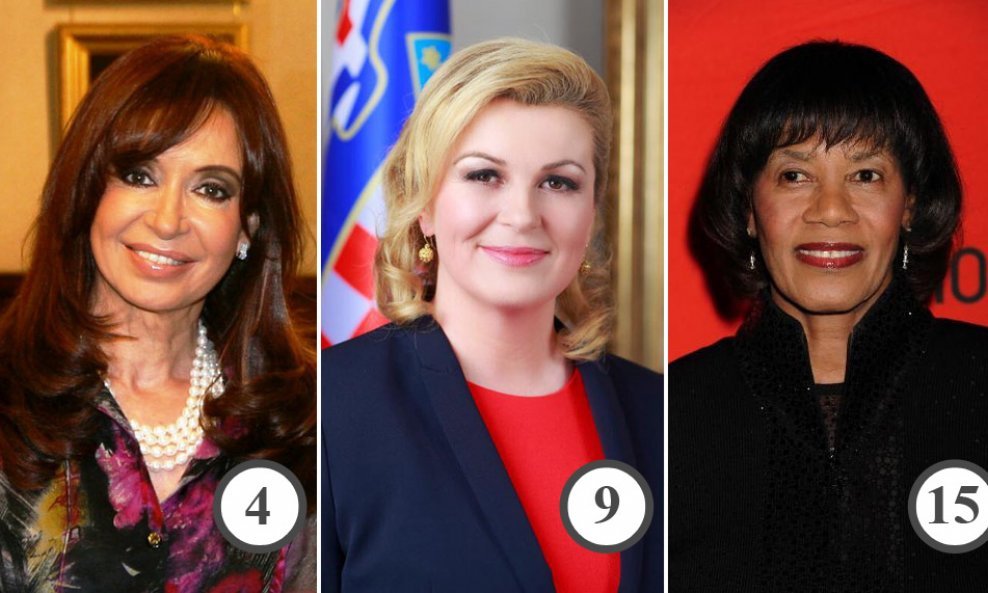 Cristina Fernández de Kirchner, Kolinda Grabar Kitarović i Portia Simpson Miller
