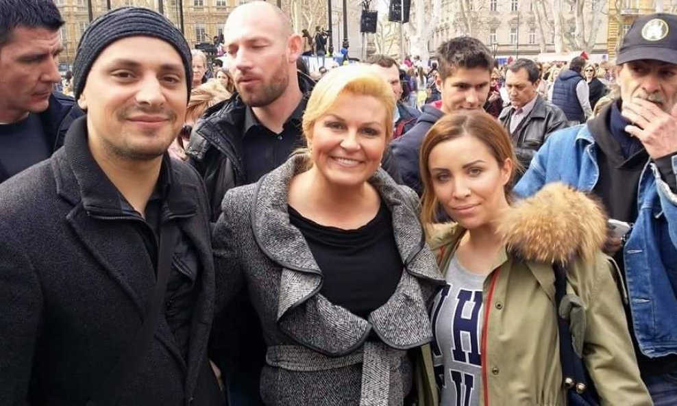 Petar Dragojević, Kolinda Grabar Kitarović i Lana Klingor Mihić