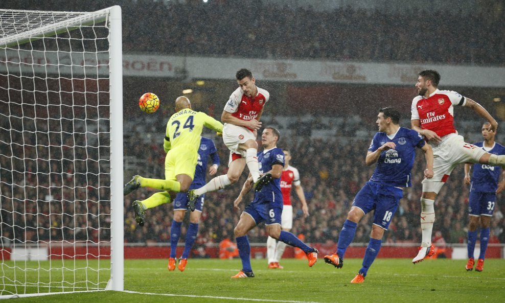 Laurent Koscielny Arsenal Everton