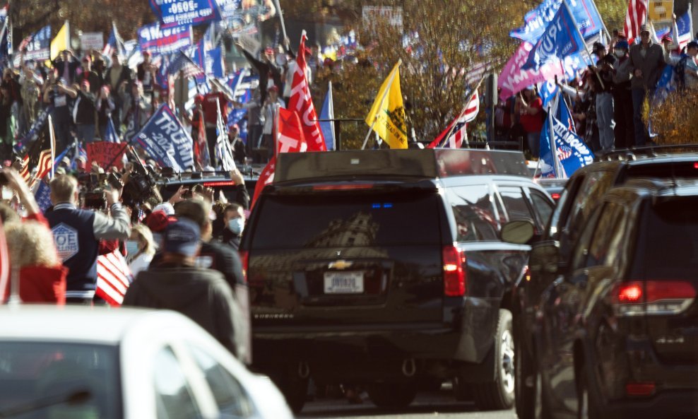 Pristaše Donalda Trumpa u Washingtonu