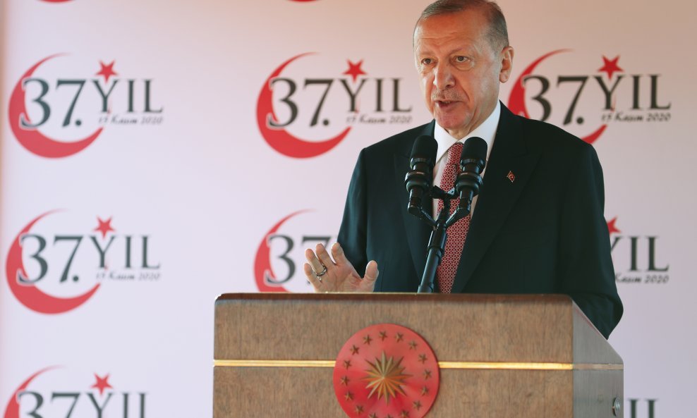 Recep Tayyip Erdogan na Cipru