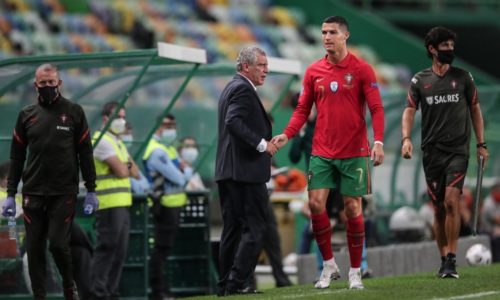 Fernando Santos i Cristiano Ronaldo