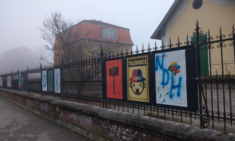 Grafiti na Botaničkom vrtu