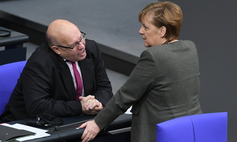 Peter Altmaier i Angela Merkel / Arhivska fotografija