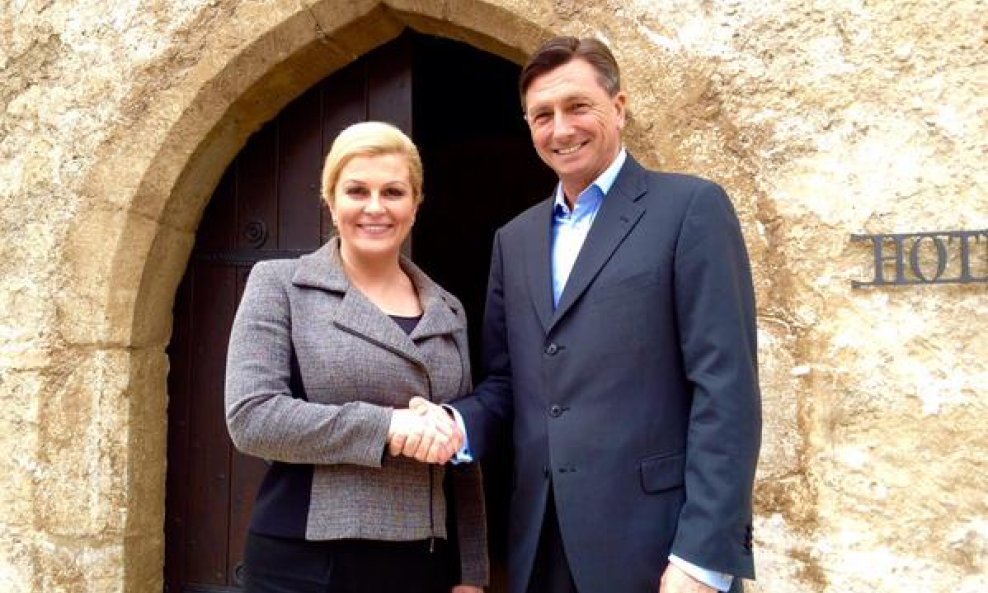 Kolinda Grabar Kitarović i Borut Pahor