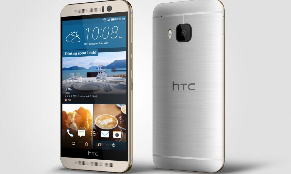 HTC One M9 Silver Left