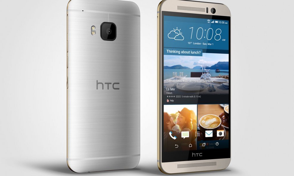 HTC One M9 Silver Right