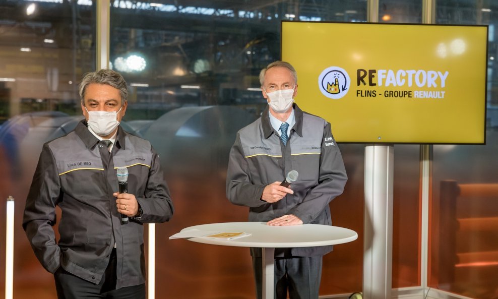 Luca de Meo, glavni direktor Grupe Renault (lijevo) i Jean-Dominique Senard, predsjednik Upravnog odbora Renaulta