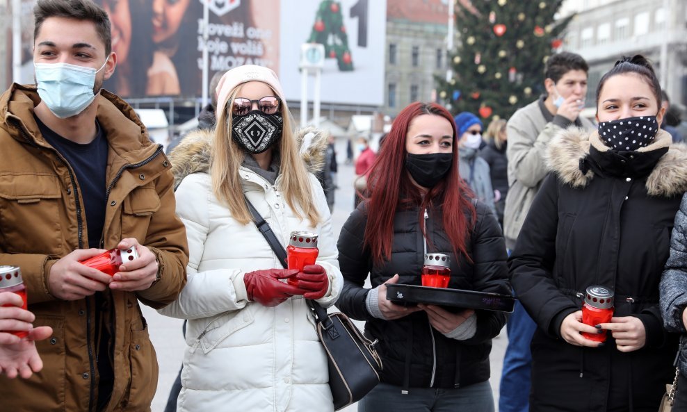 Prosvjed poduzetnika u Zagrebu