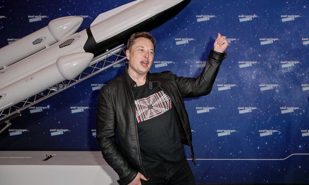 Elon Musk na dodjeli nagrade Alex Springer u Berlinu