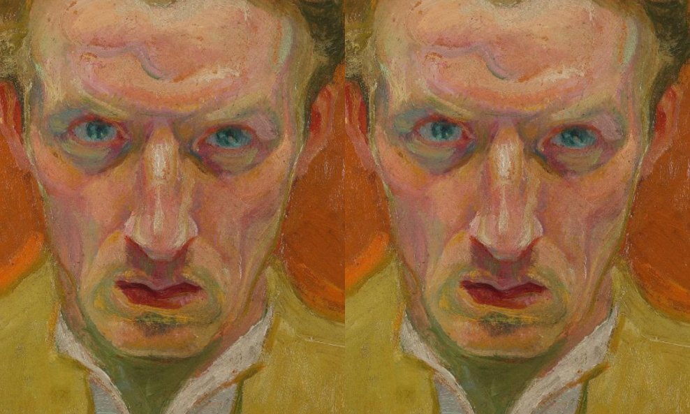Autoportret, Jerolim Miše, 1914., ulje na kartonu, 32 x 23,5 cm, privatno vlasništvo