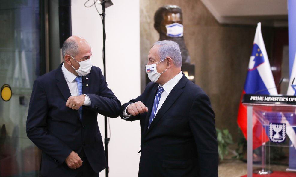 Janez Janša i Benjamin Netanyahu u Jeruzalemu