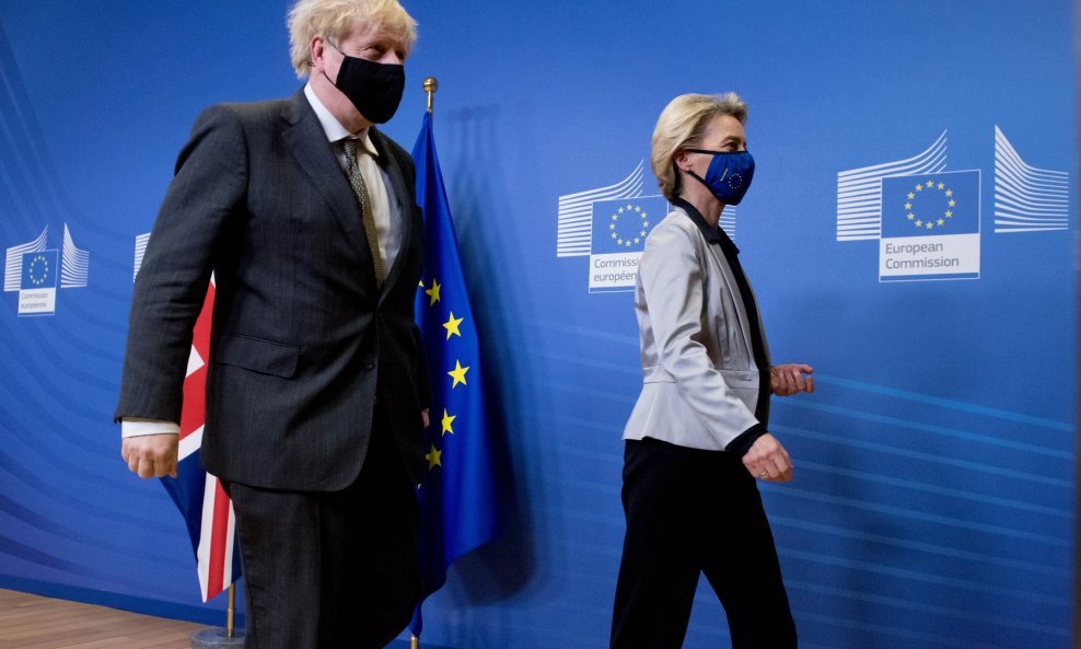 Boris Johnson i Ursula von der Leyen