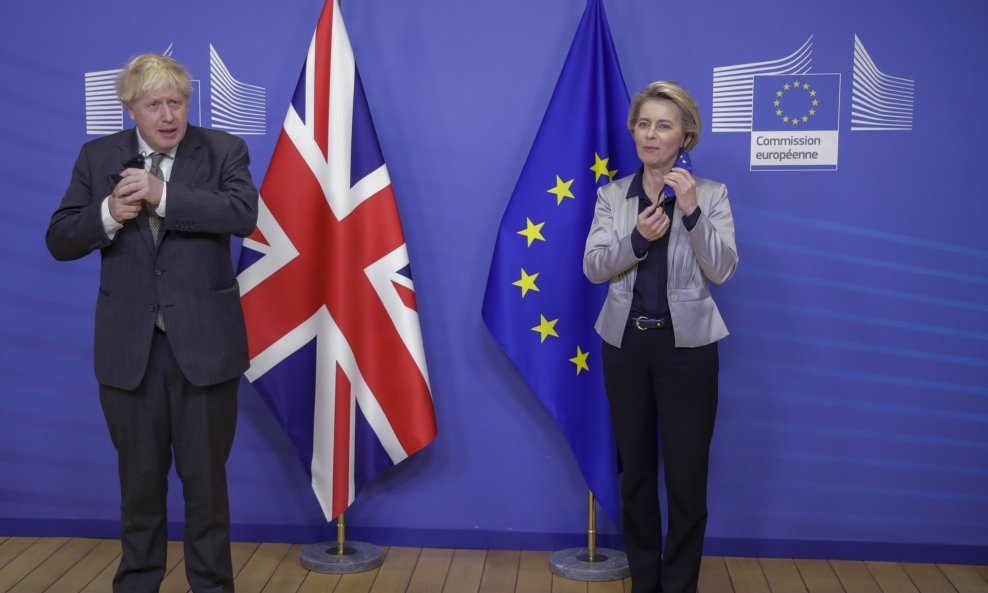 Boris Johnson i Ursula von der Leyen
