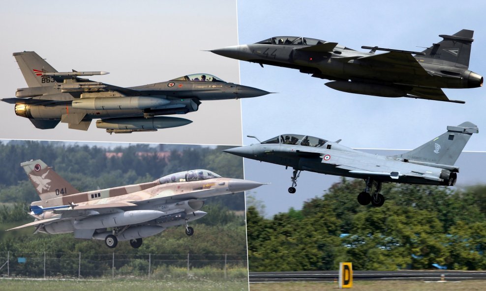 Hrvatska bira između američkog F-16, švedskog Gripena, izraelskog F-16 i francuskog Rafalea
