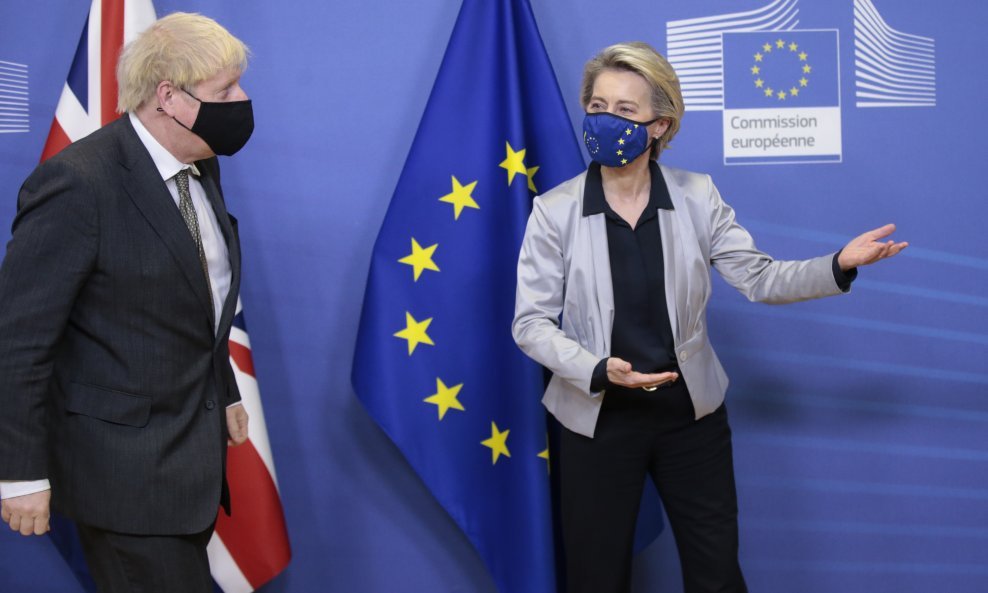 Boris Johnson i Ursula von der Leyen