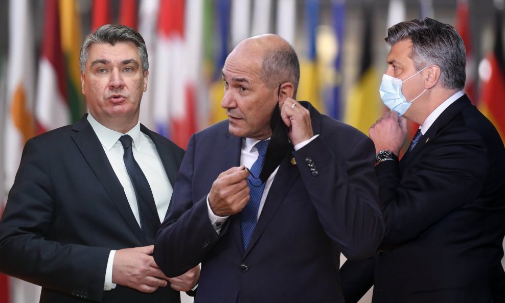 Zoran Milanović, Janez Janša, Andrej Plenković