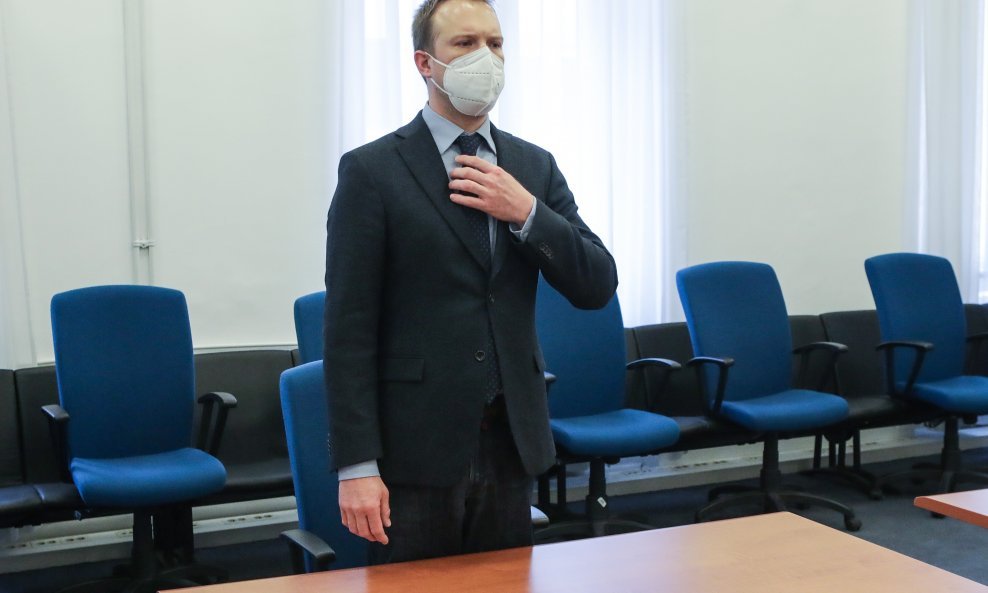 Tomislav Saucha na izricanju presude