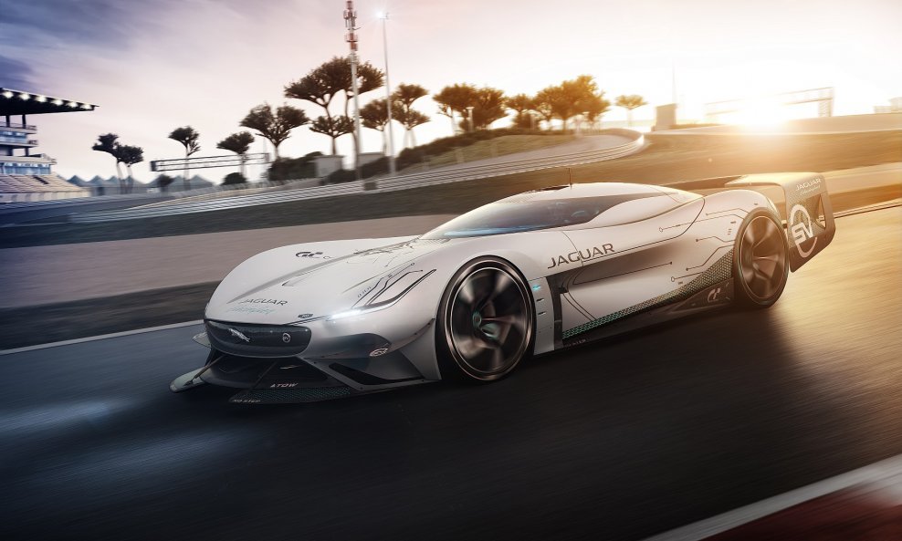 Jaguar Vision Gran Turismo SV je potpuno električni virtualni trkaći endurance automobil za videoigru Gran Turismo