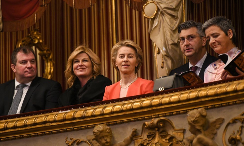 Jakov Kitarović, Kolinda Grabar Kitarović, Ursula von der Leyen, Andrej Plenković
