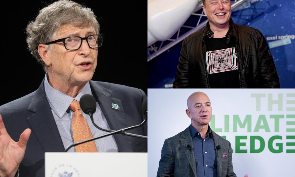 Bill Gates, Elon Musk, Jeff Bezos