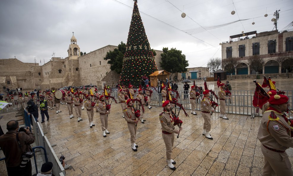 Proslava Božića u Betlehemu u vrijeme pandemije koronavirusa
