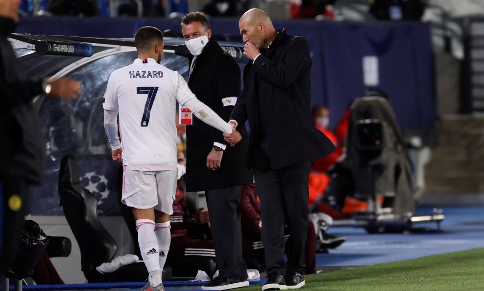 Eden Hazard i Zinedine Zidane