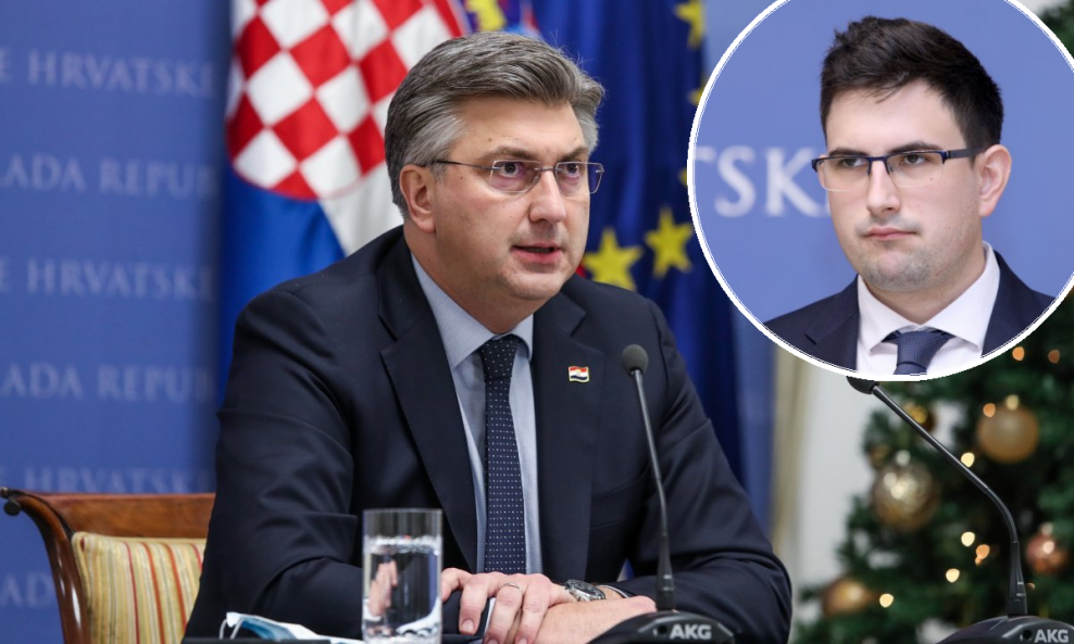 Andrej Plenković i Marko Milić