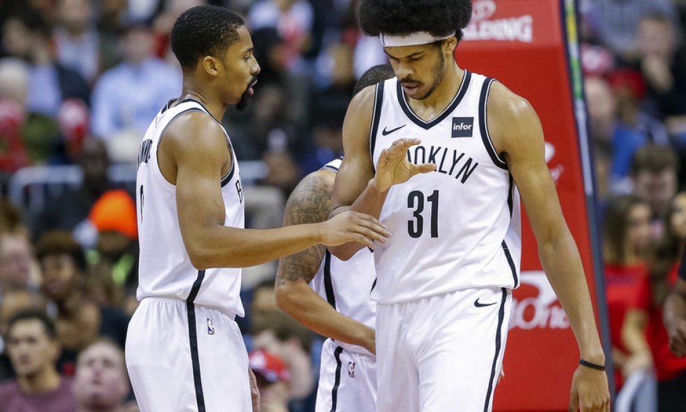 Jarrett Allen i Spencer Dinwiddie