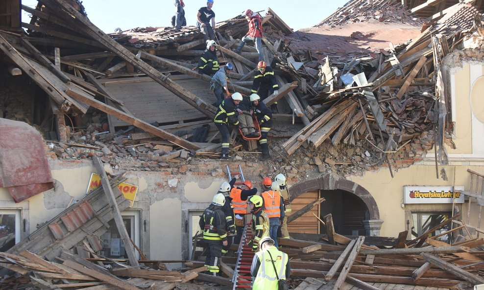 Posljedice potresa u Petrinji