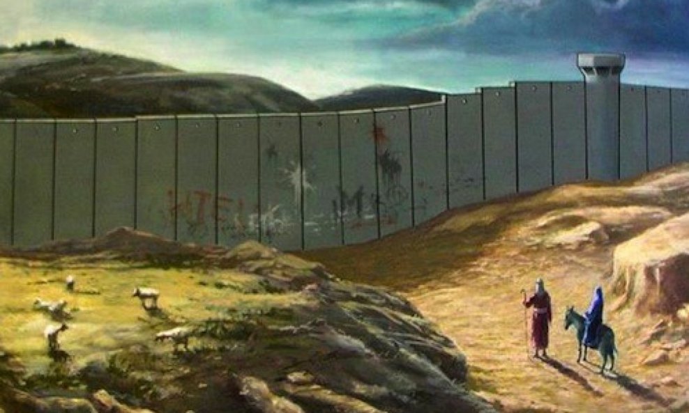Banksy, Božićna čestitka