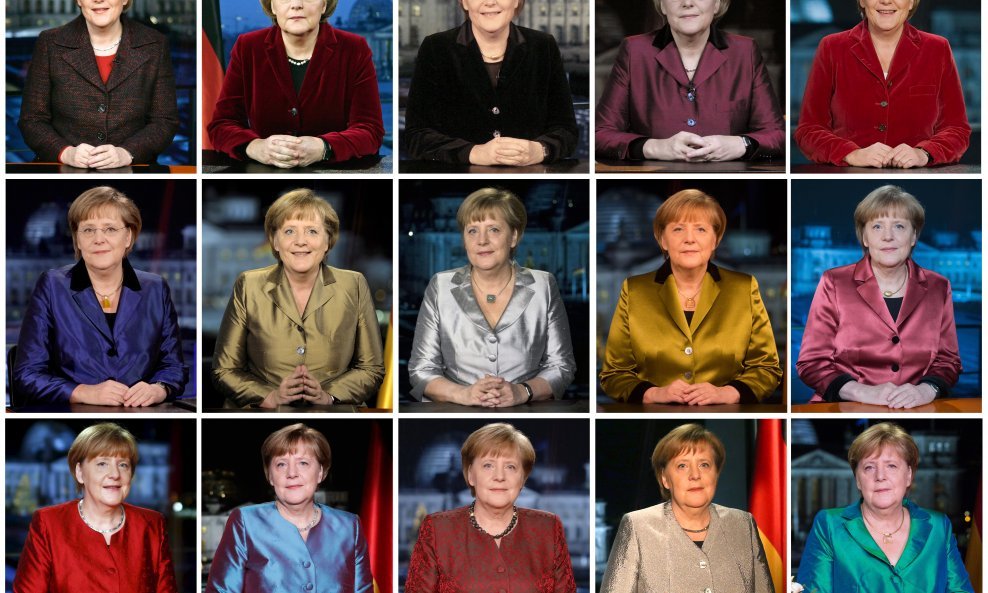 Angela Merkel za vrijeme 15 novogodišnjih govora