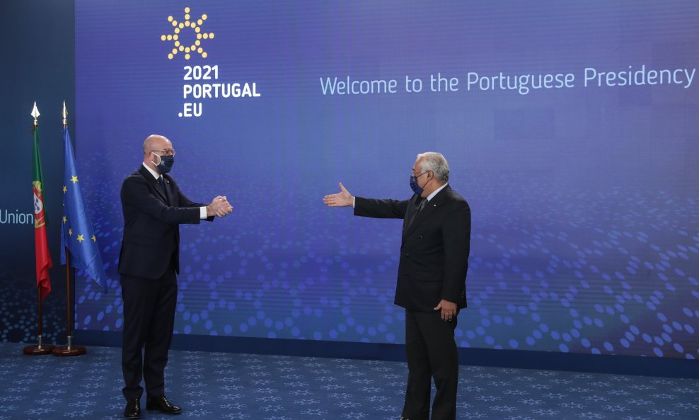 Charles Michel u Lisabonu s portugalskim premijerom Antoniom Costom