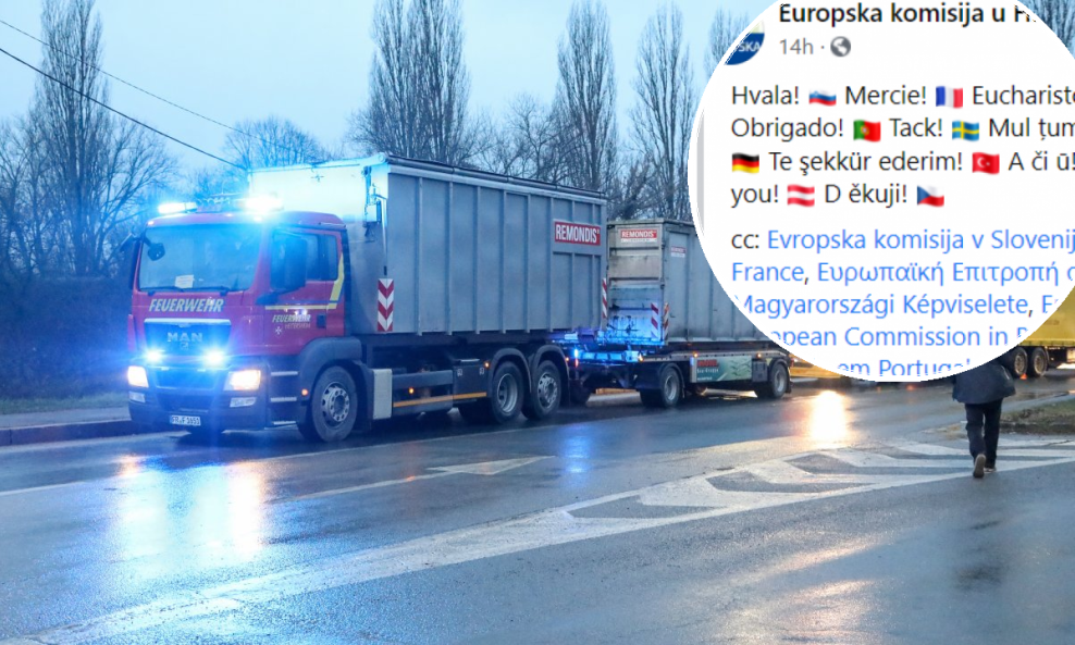 Donacija iz Njemačke/Zahvala Europske komisije