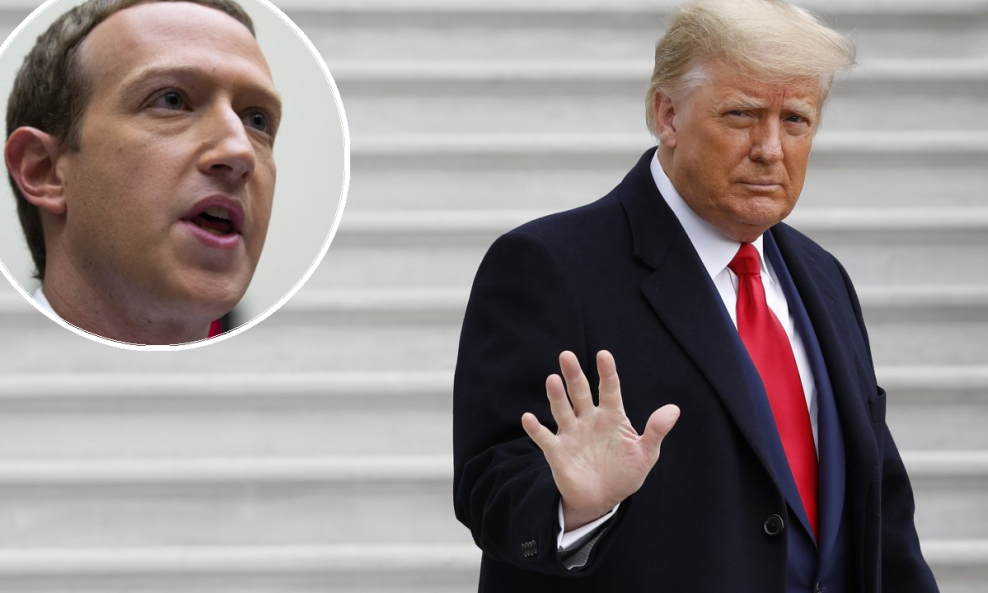 Mark Zuckerberg i Donald Trump