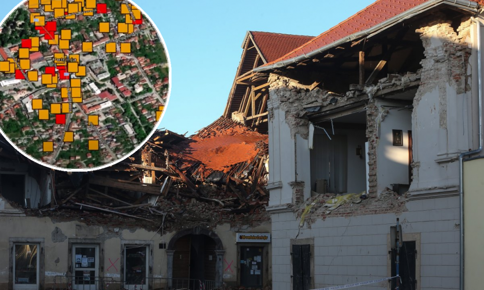 Štete od potresa u Petrinji
